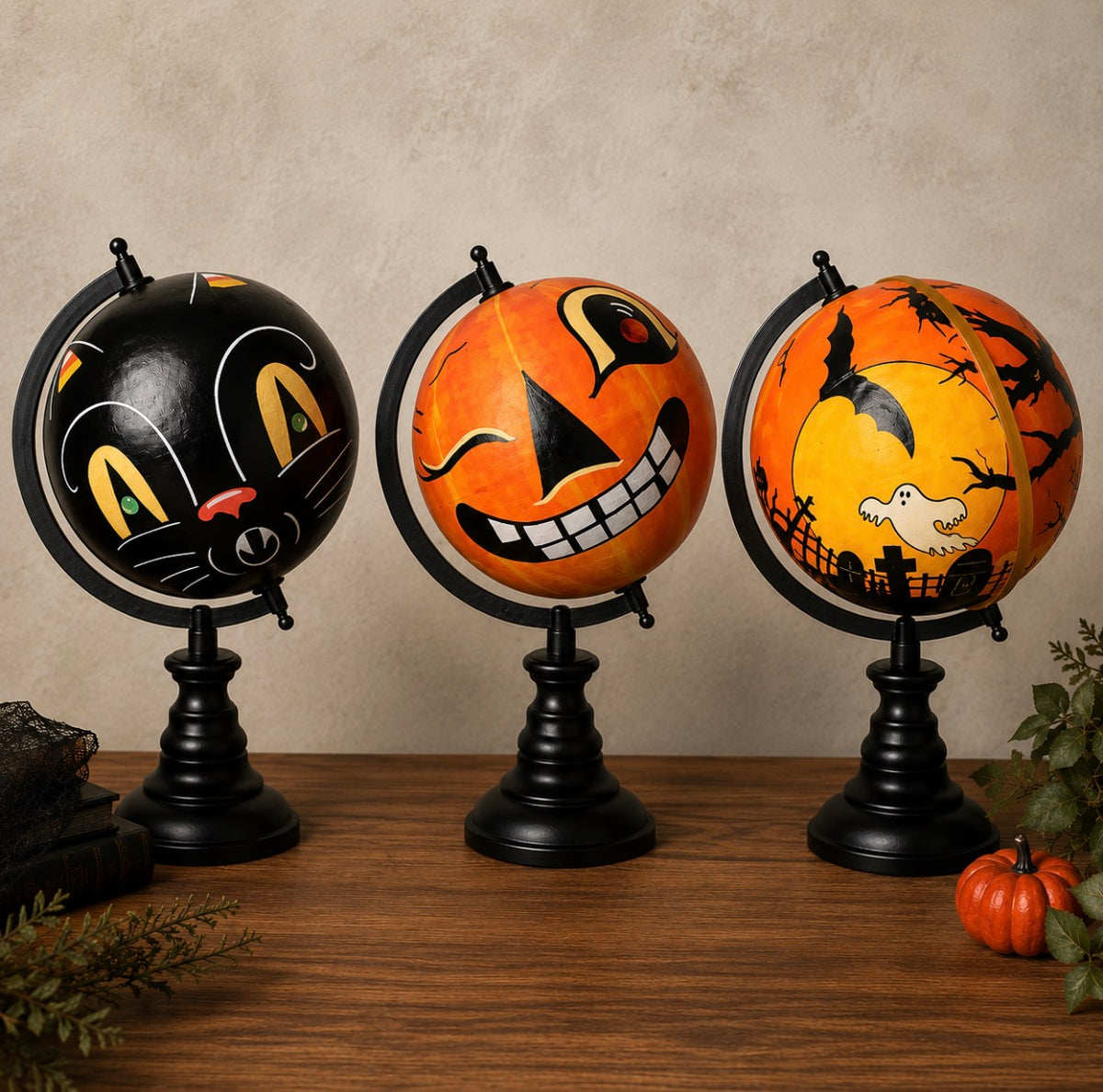 ππ§π½ Halloween Globe-ilin Painting -Four Fools Winery 10/17 π§π½π