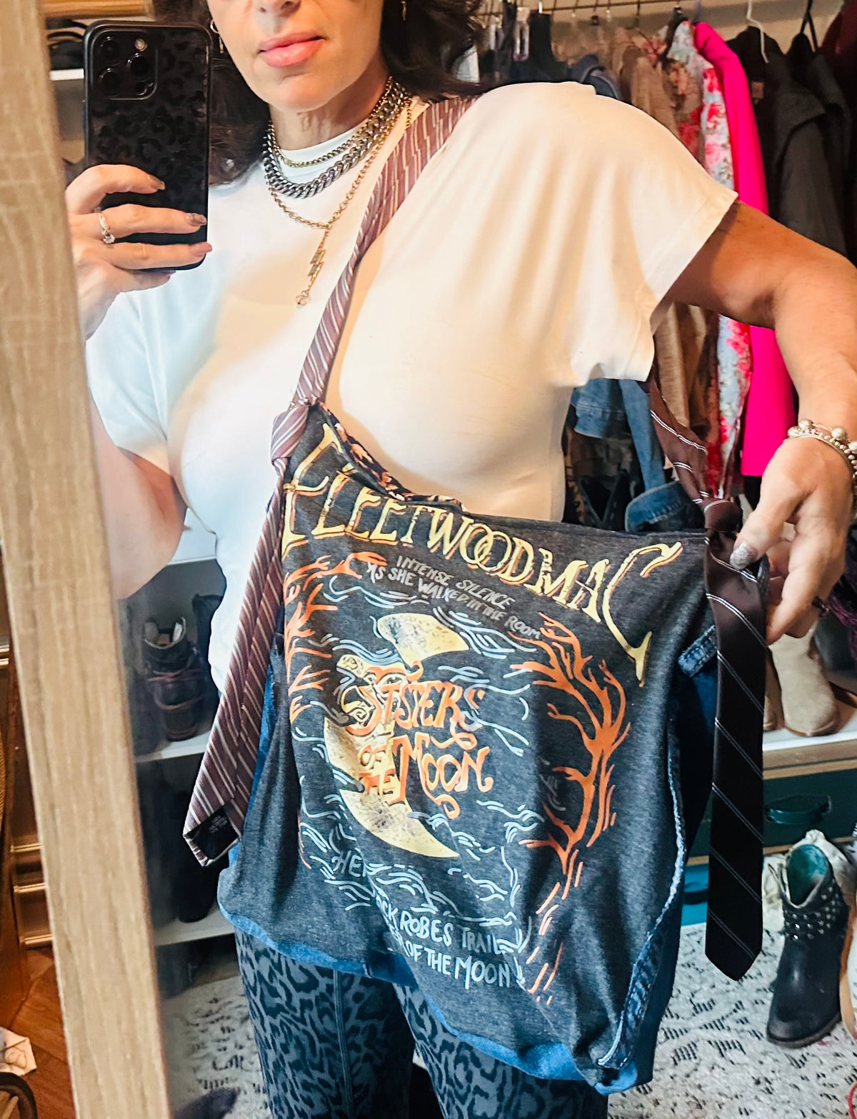 Beautified T-shirt Jeans Tote Bag