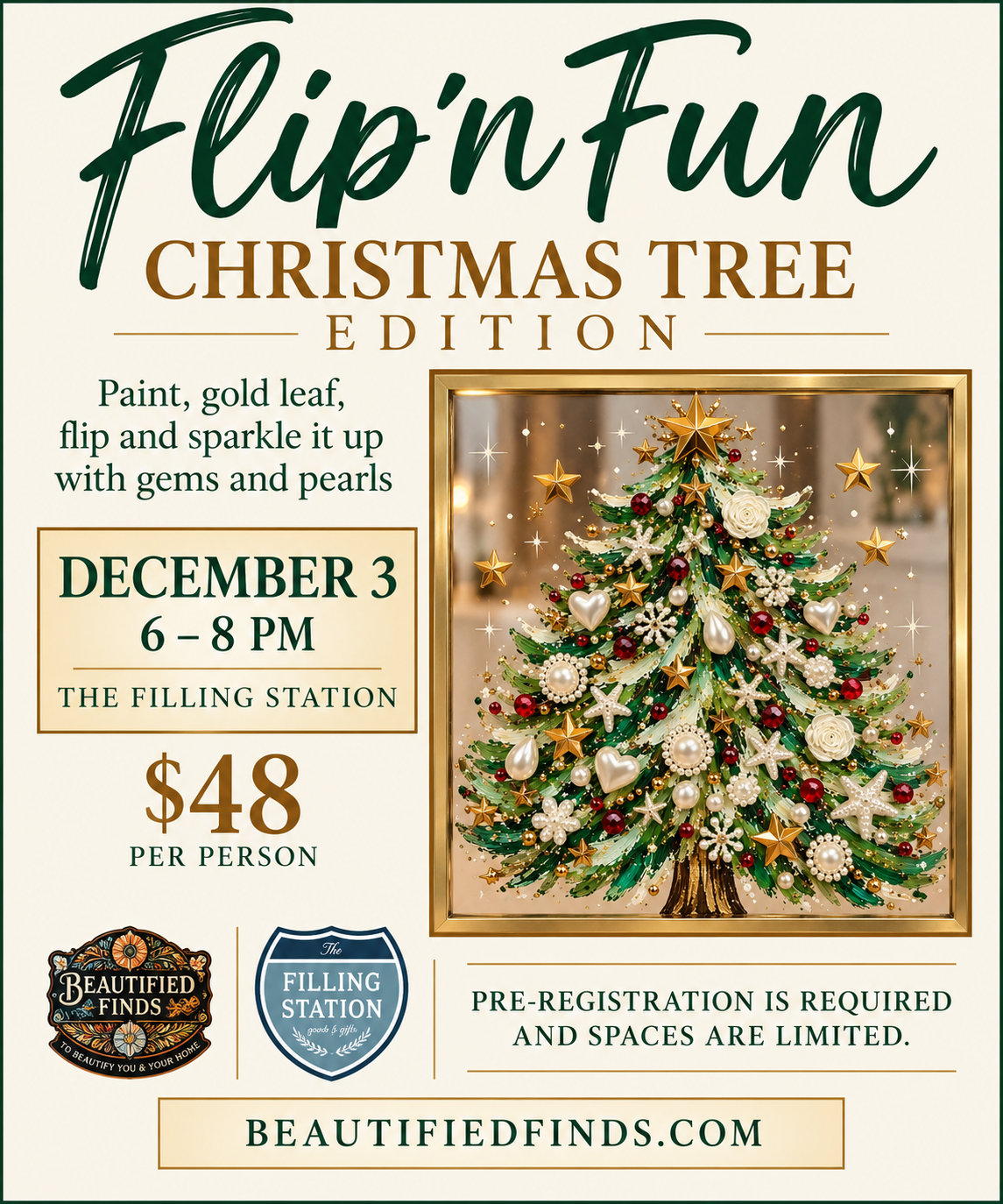 Flip’n Fun: Christmas Tree - The Filling Station, Benicia 12/3