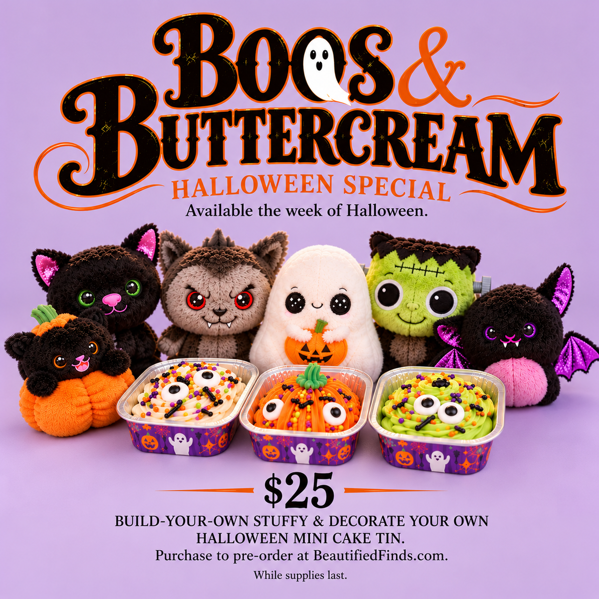 Build Your Own Boos Buddy & Buttercream Bundle